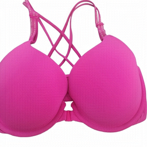 Victoria Secret Pink Front Closure Strappy Bracelet Sz 32DD